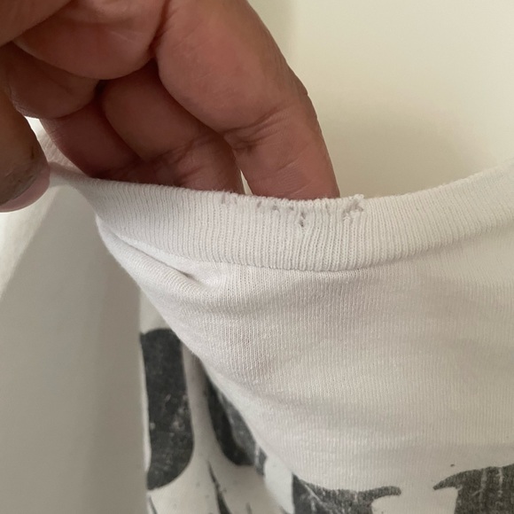 Johnny Cash White Graphic Tee - Short Sleeve - Picture 5 of 10